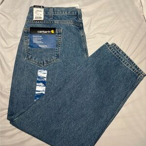Carhartt Men's Blue Jeans relaxed fit 42x30